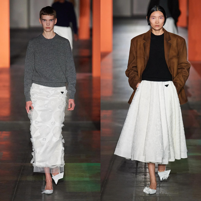 BST Prada Thu Đông: Khơi dậy vẻ đẹp của sự mực thước và tinh giản ảnh 1