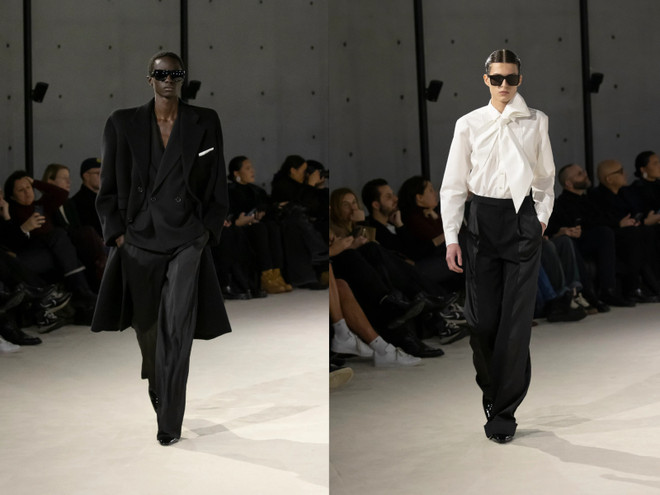 Saint Laurent trở lại tuần thời trang Paris với BST dành cho nam giới ảnh 14