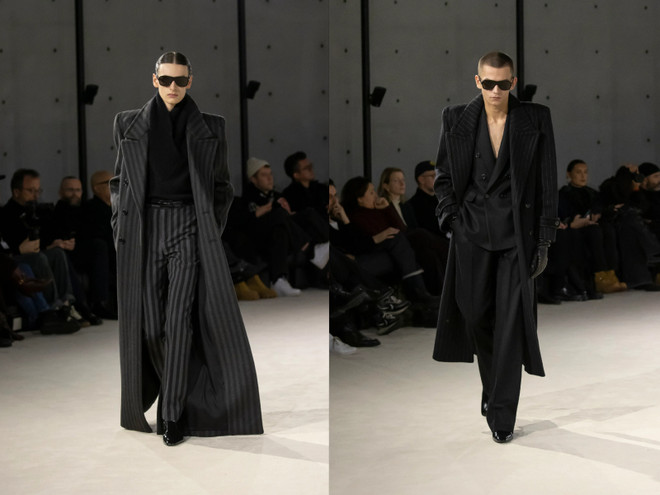Saint Laurent trở lại tuần thời trang Paris với BST dành cho nam giới ảnh 12