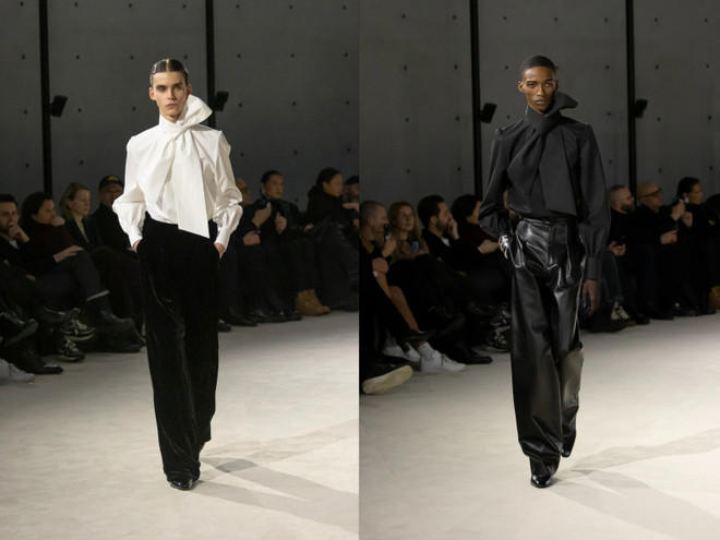 Saint Laurent trở lại tuần thời trang Paris với BST dành cho nam giới ảnh 2