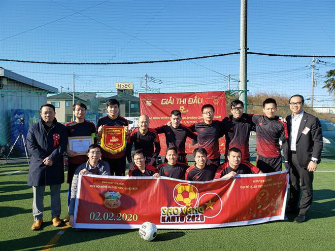 Giải bóng đá ở Nhật mừng ngày thành lập Đảng Cộng sản Việt Nam ảnh 1