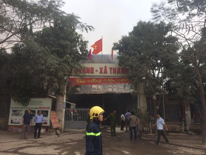 Hà Nội: Đang cháy cực lớn ở chợ Quang, Thanh Liệt ảnh 5