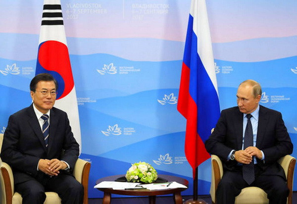 Lãnh đạo Hàn Quốc-Nga kêu gọi nỗ lực ngăn Triều Tiên khiêu khích ảnh 1