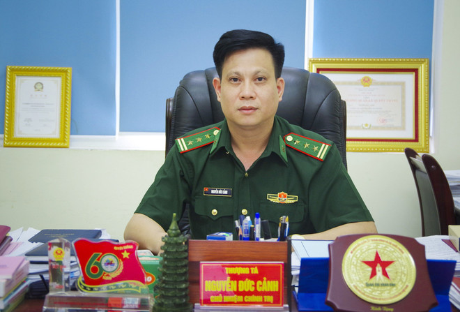 Thượng tá Nguyễn Đức Cảnh, Chủ nhiệm chính trị Bộ chỉ huy Bộ đội Biên phòng tỉnh Điện Biên. (Ảnh: Xuân Tư/TTXVN) 1.JPG