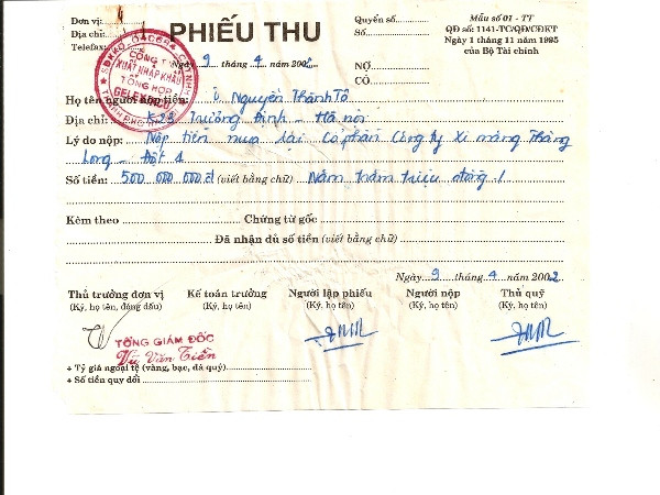 Giấy xác nhận đợt chuyển tiền đầu tiên của ông Tô (Ảnh: PV/Vietnam+) Geleximco bị khách hàng kiện chiếm dụng trái phép 2 tỷ đồng ảnh 2