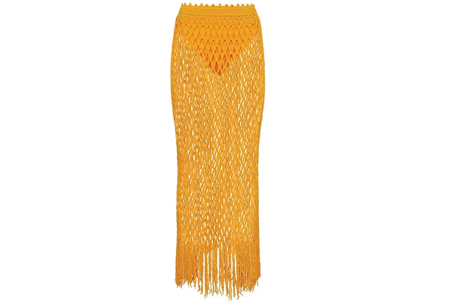 Dion Lee: Chân váy phối nội y khơi dậy tinh thần boho phóng khoáng. Cobweb Work: Xu hướng thời trang thủ công được yêu thích nhất mùa Hè ảnh 3