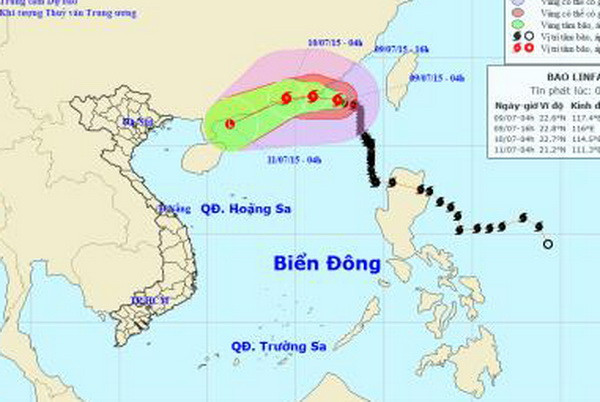 Bão số 2 hướng về vùng bờ biển tỉnh Quảng Đông của Trung Quốc ảnh 1