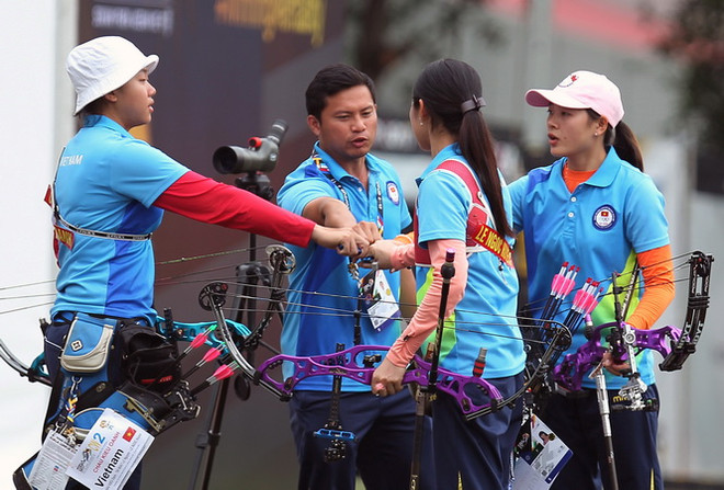 SEA Games 29: Bắn cung Việt Nam tạo nên cảm xúc lẫn lộn ảnh 1