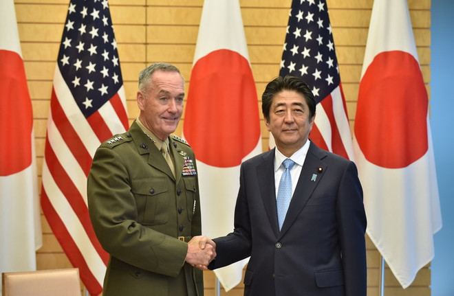 Thủ tướng Nhật Bản thảo luận với Tướng Mỹ về vấn đề Triều Tiên ảnh 1