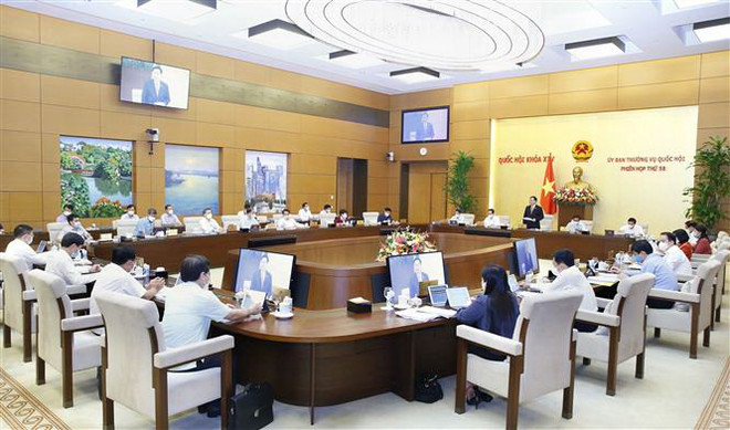 Khai mạc phiên họp thứ 58 của Ủy ban Thường vụ Quốc hội ảnh 2