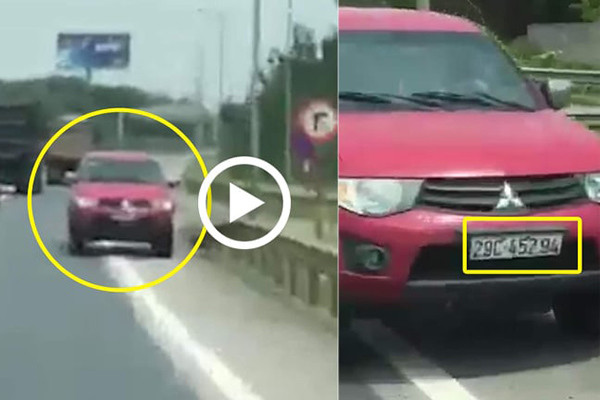 Bị phạt 17 triệu đồng vì đi ngược chiều cao tốc Hà Nội-Thái Nguyên ảnh 1