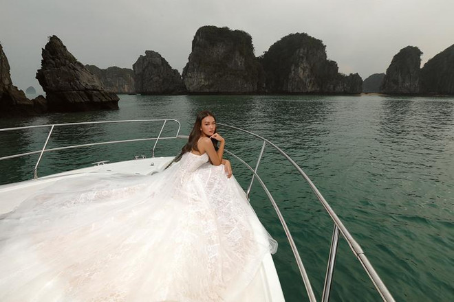 Rung động trước thiết kế váy cưới đẹp như mơ của Chung Thanh Phong ảnh 1