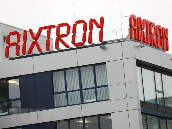 Trụ sở công ty điện tử Aixtron ở Herzogenrath, Đức. (Ảnh: AFP/TTXVN) Đức lập quỹ 1 tỷ euro nhằm ngăn Trung Quốc thâu tóm công ty công nghệ ảnh 1