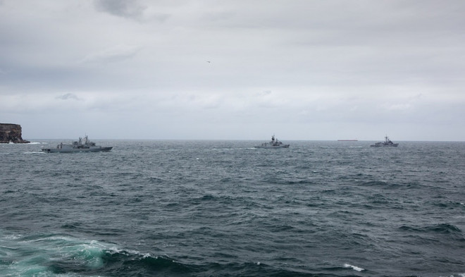 Australia, New Zealand, Mỹ và Anh kết thúc tập trận hải quân ảnh 1