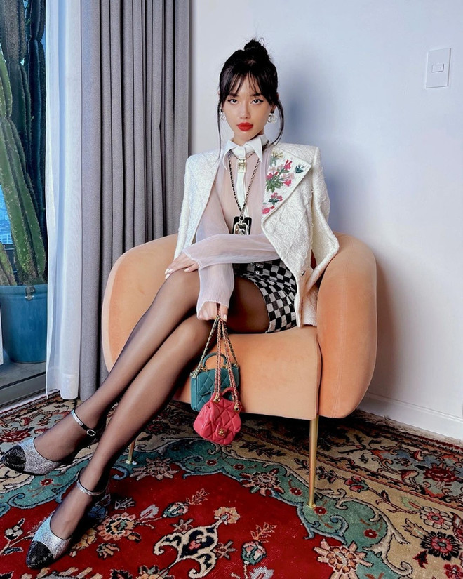 Khánh Linh, Chi Pu và dàn sao Việt lên đồ sành điệu tại gia ảnh 1