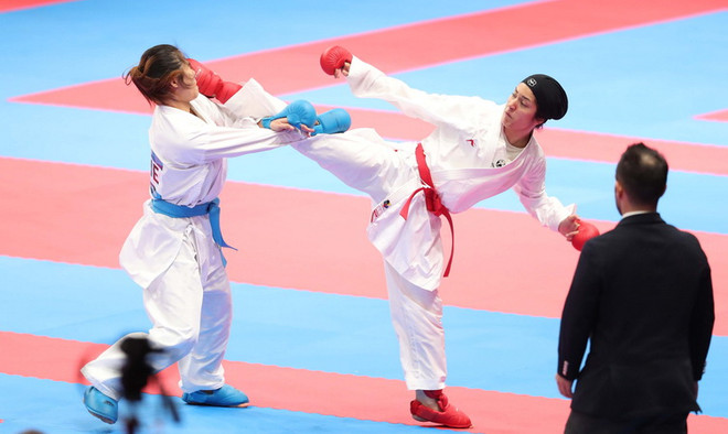 ASIAD 2018: Đội tuyển Karate Việt Nam tan giấc mơ huy chương vàng ảnh 2
