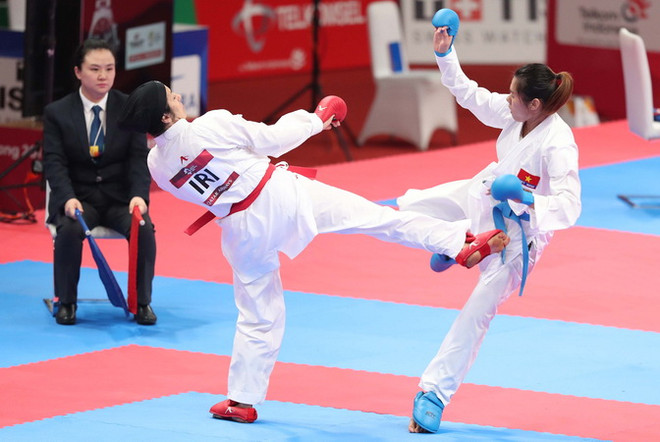 ASIAD 2018: Đội tuyển Karate Việt Nam tan giấc mơ huy chương vàng ảnh 1