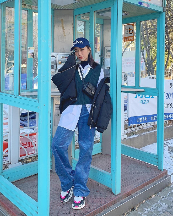 Ngày đông không lạnh với street style vừa ấm vừa chất của sao Việt ảnh 4