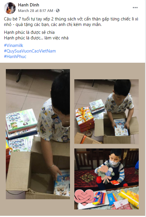 "Share" hạnh phúc, đổi sữa yêu thương của Vinamilk đốn tim dân mạng ảnh 4