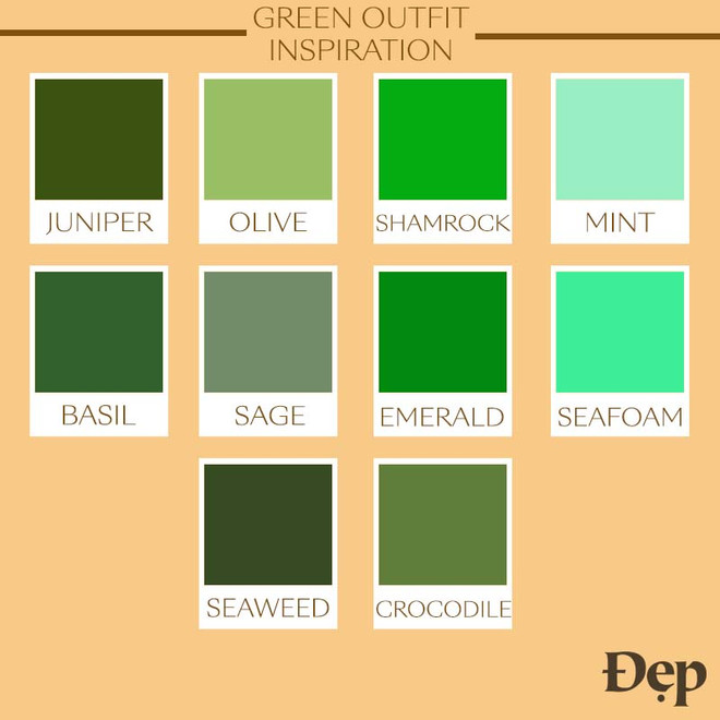 Những gợi ý phối đồ màu xanh lá cây không bao giờ lỗi thời ảnh 2