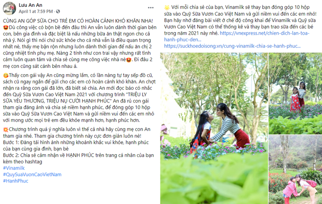 "Share" hạnh phúc, đổi sữa yêu thương của Vinamilk đốn tim dân mạng ảnh 3