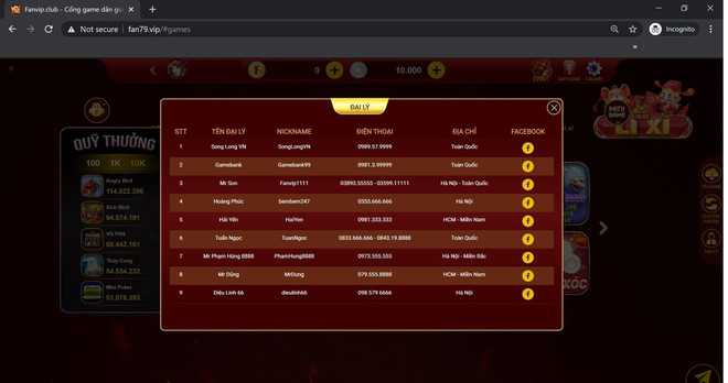 Thêm trang đánh bạc Fan79.Vip, táo tợn lập cả fanpage, group Facebook ảnh 1