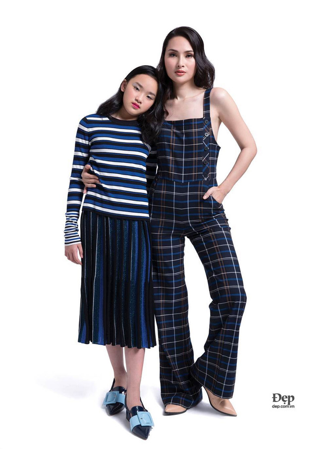 Phối đồ đồng điệu cho mẹ và con gái luôn rạng rỡ, nổi bật ảnh 5