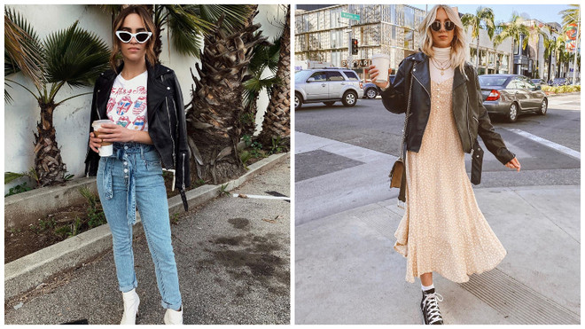 Vi vu lễ Giáng sinh với bản phối trang phục đỏm dáng của áo khoác da ảnh 4