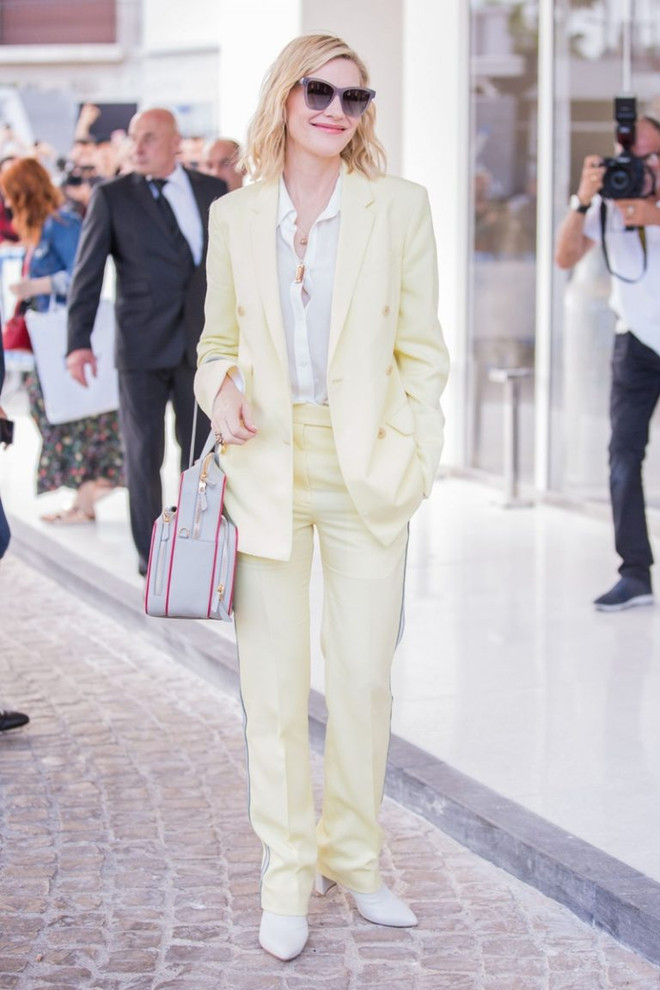 Diễn viên Cate Blanchett - “Bà hoàng” của những bộ suit thời thượng ảnh 9
