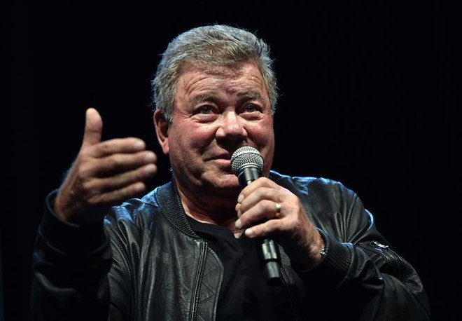 Nam diễn viên William Shatner. (Ảnh: AFP/TTXVN) Những kỷ lục ấn tượng nhất trong năm theo đánh giá của AFP ảnh 7