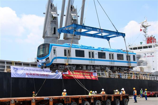 17 đoàn tàu tuyến metro Bến Thành-Suối Tiên đã được nhập về Việt Nam ảnh 1