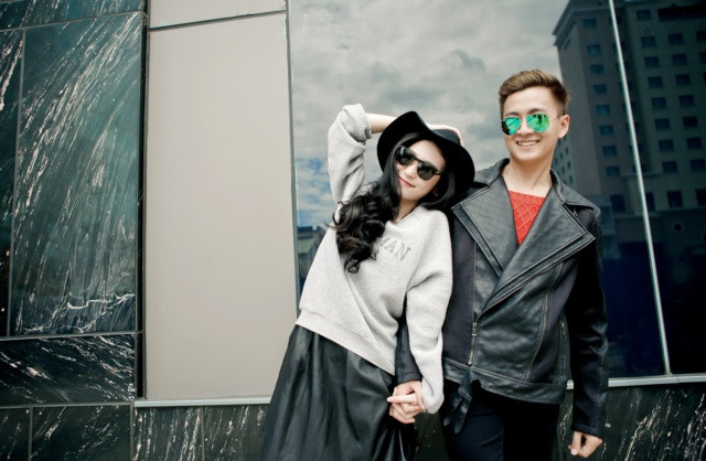 Mặc đồ đôi chất như các cặp đôi nổi tiếng của showbiz Việt ảnh 9