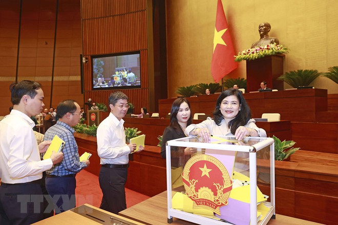 Quốc hội sẽ biểu quyết thông qua Nghị quyết xác nhận kết quả tín nhiệm ảnh 1