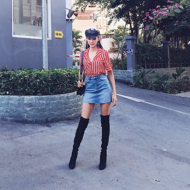 Ngắm street style của sao Việt và học lỏm mẹo phối đồ tôn vóc dáng ảnh 4