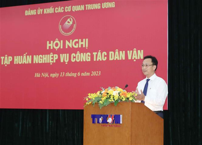 Công tác dân vận của Đảng bộ Khối có những chuyển biến quan trọng ảnh 2