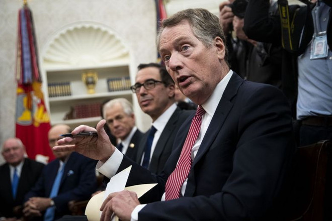 Phái đoàn Mỹ đến Trung Quốc tham gia đàm phán thương mại ảnh 1