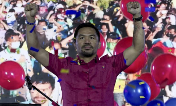 Manny Pacquiao. (Nguồn: AP) Huyền thoại quyền Anh Philippines Manny Pacquiao tuyên bố giải nghệ ảnh 1
