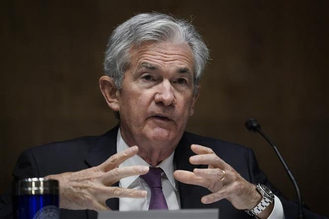 Chủ tịch Fed Jerome Powell. (Ảnh: AFP/TTXVN) Chủ tịch Fed: Sức ép lạm phát có thể kéo dài hơn so với dự kiến ảnh 1