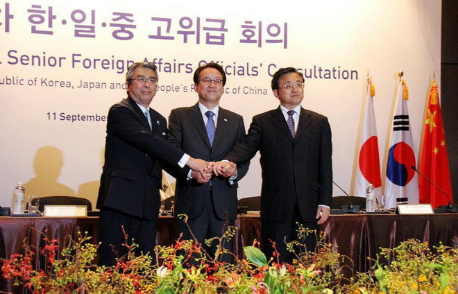 Hàn-Trung-Nhật sắp tiến hành đàm phán cấp thứ trưởng ảnh 1