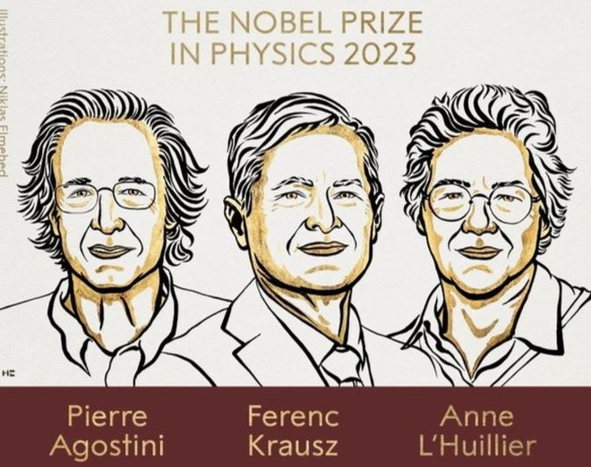 Giải Nobel Vật lý 2023 vinh danh 3 nhà khoa học Mỹ, Đức và Thụy Điển ảnh 1