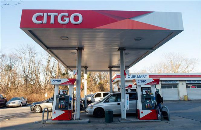 Một trạm xăng của Citgo, Công ty con thuộc Tập đoàn dầu khí quốc gia Venezuela (PDVSA) có trụ sở tại Washington, DC (Mỹ). (Ảnh: AFP/TTXVN) Trung Quốc phản đối Mỹ phong tỏa tài sản của chính phủ Venezuela ảnh 1