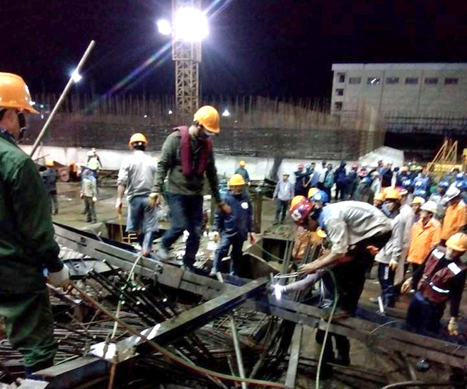 Yêu cầu kiểm tra quy trình thi công dựng giàn giáo ở Vũng Áng ảnh 1