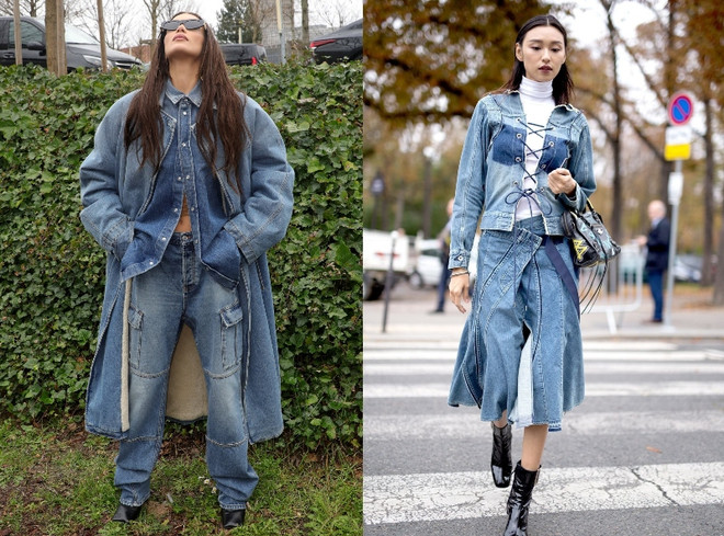 4 bí quyết phối đồ denim-on-denim cực chất cho mùa Thu Đông ảnh 5