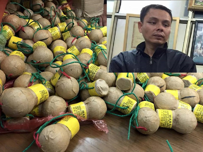 Hà Nội: Ngăn chặn vụ vận chuyển 700 quả pháo nổ trên xe khách ảnh 1