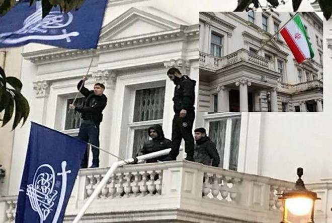 Bộ Ngoại giao Iran triệu Đại sứ Anh sau vụ sứ quán bị tấn công ảnh 1