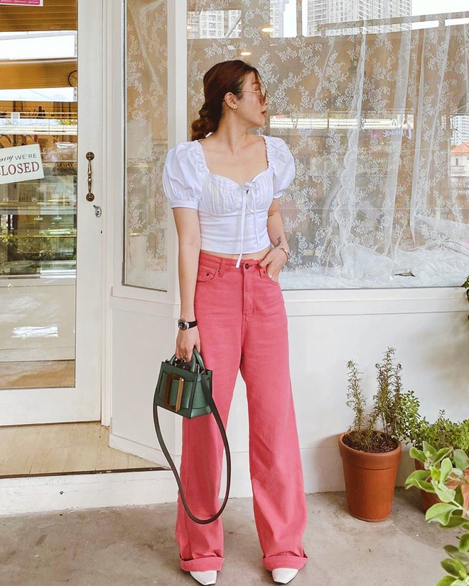 "Tan chảy" trước street style nữ tính, ngọt ngào của dàn sao Việt ảnh 3