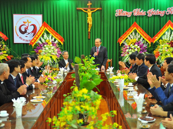 Phó Thủ tướng chúc mừng Noel 2018 tại Tòa Giám mục Phát Diệm ảnh 1
