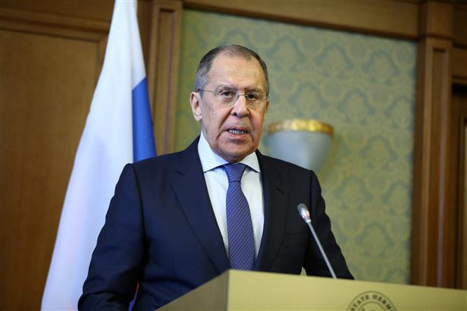 Ngoại trưởng Nga Sergey Lavrov. (Ảnh: AFP/TTXVN) Nga thông báo kế hoạch tổ chức vòng 2 đối thoại chiến lược với Mỹ ảnh 1