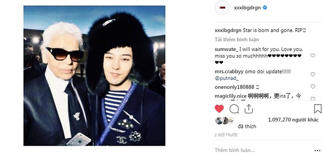 Kendall Jenner, G-Dragon và sao quốc tế tiếc thương Karl Lagerfeld ảnh 4