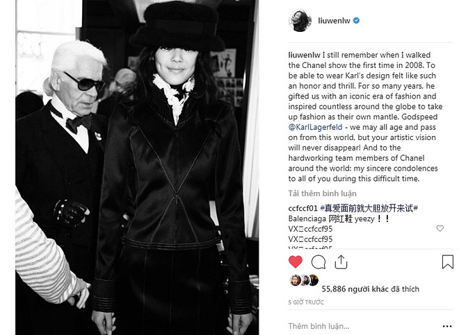 Kendall Jenner, G-Dragon và sao quốc tế tiếc thương Karl Lagerfeld ảnh 16